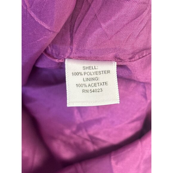 Banana Republic Womens Fuchsia Geometric Pencil Skirt Size 8 Polyester & Acetate - Picture 5 of 7